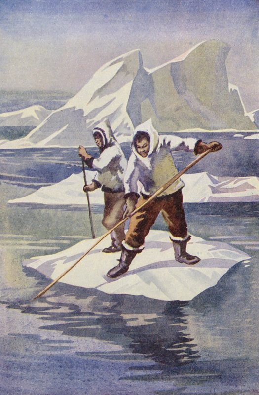 Pojat tekivät jäälautan (värilitro) tekijältä English School
