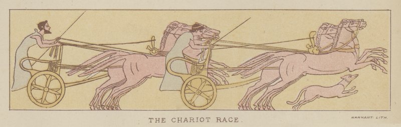 Chariot Race (väri litho) tekijältä English School