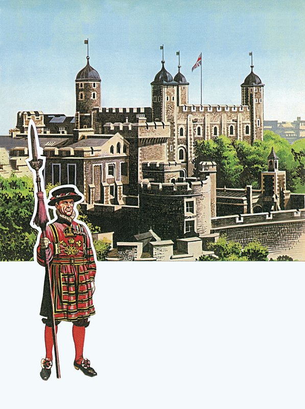 Lontoon Tower ja Beefeater tekijältä English School