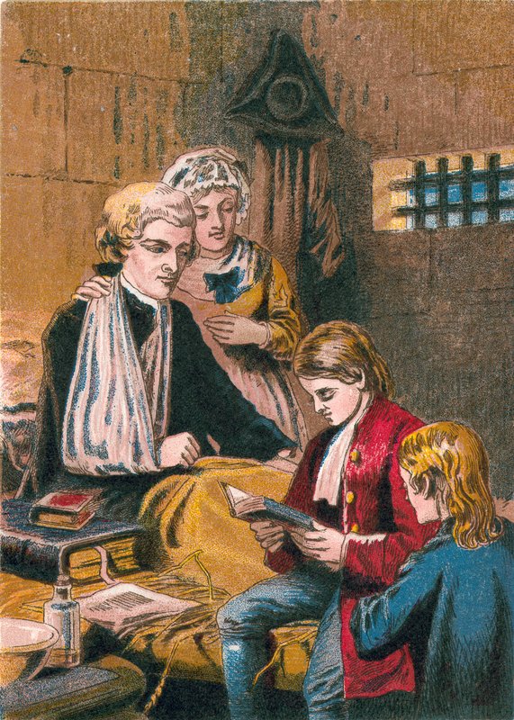 Kirkkoherran lohdutus ahdingossa tekijältä English School