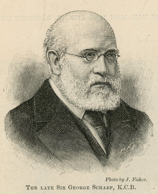Edesmennyt Sir George Scharf, KCB tekijältä English School