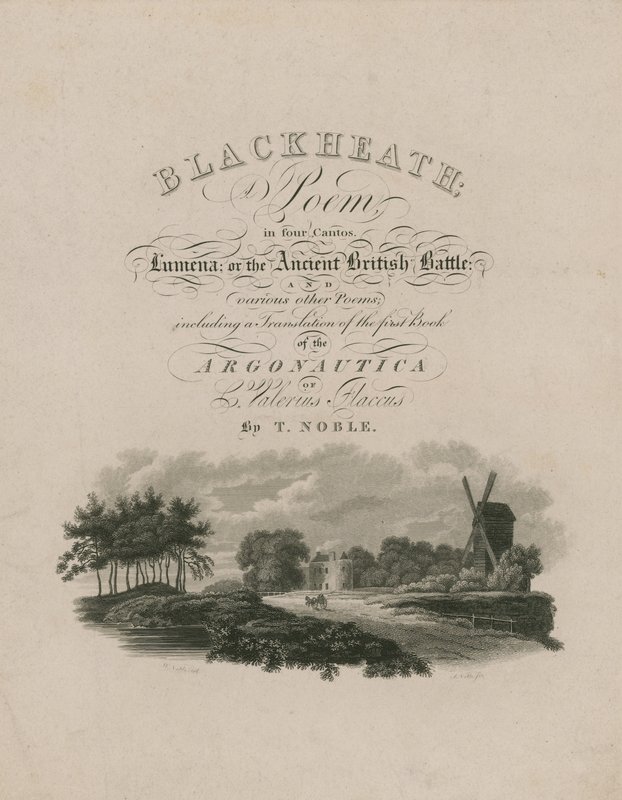 Blackheathin otsikkosivu tekijältä English School