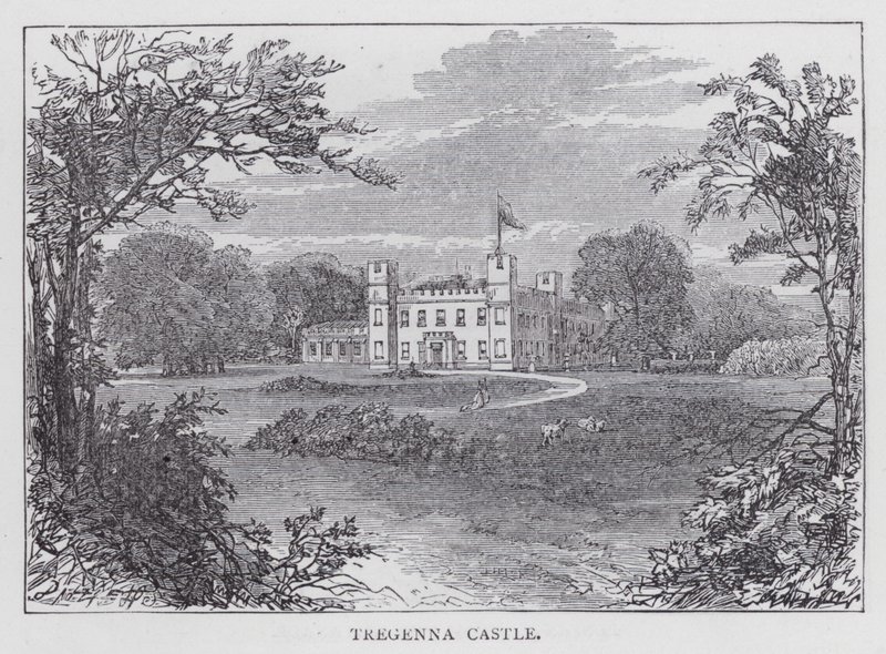 Tregennan linna (kaiverrus) tekijältä English School