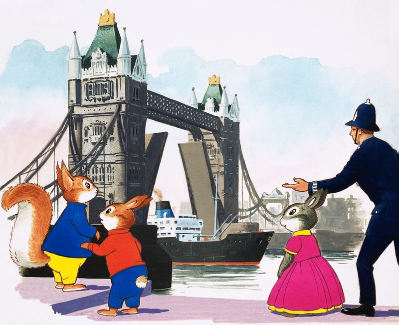 Tufty ja London Bridge tekijältä English School