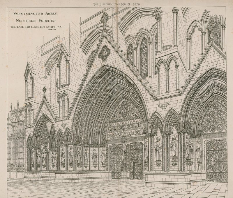 Westminster Abbeyn pohjoiset kuistit tekijältä English School