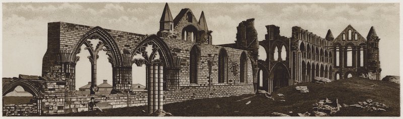 Whitby Abbey (litho) tekijältä English School