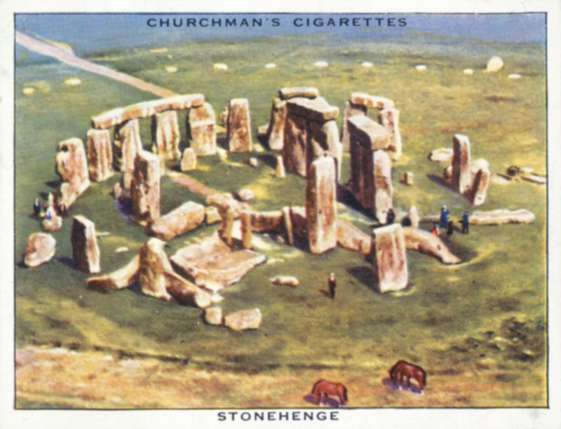 Wings Over The Empire: Stonehenge (värilitografia). tekijältä English School