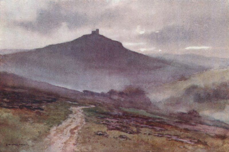 Brent Tor (väri litho) tekijältä Ernest William Haslehust