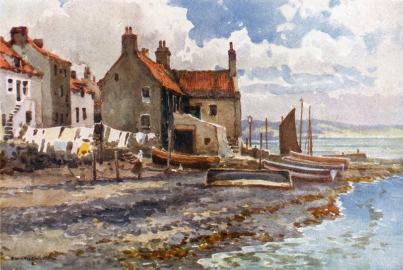 Buckhaven (väri litho) tekijältä Ernest William Haslehust