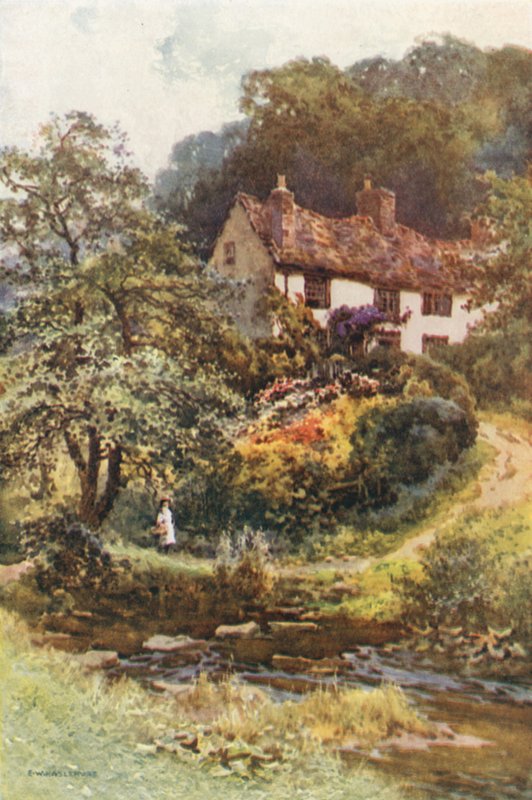 Forge Valley (väri litho) tekijältä Ernest William Haslehust