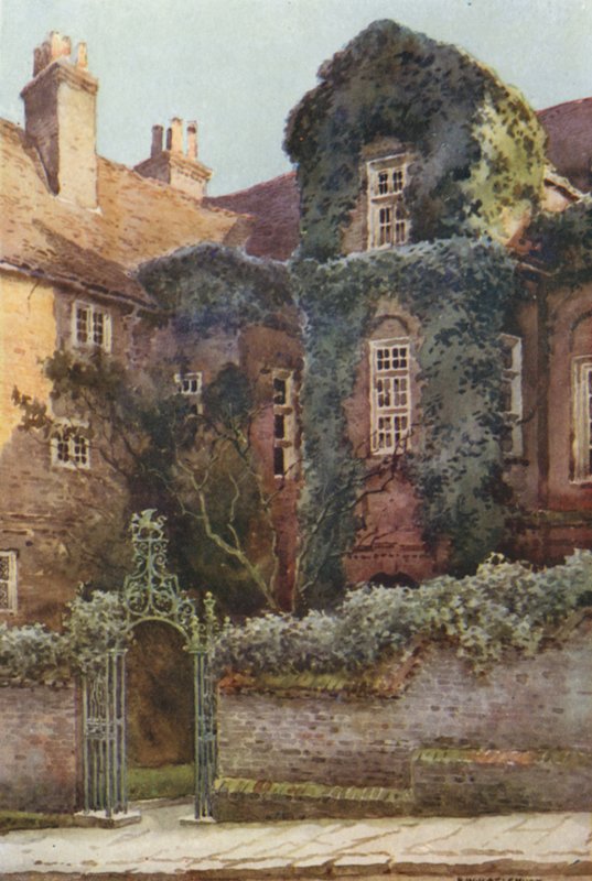 Restoration House, Rochester (väri litho) tekijältä Ernest William Haslehust