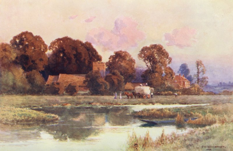 Thames-joki: Buscot (värilitro) tekijältä Ernest William Haslehust
