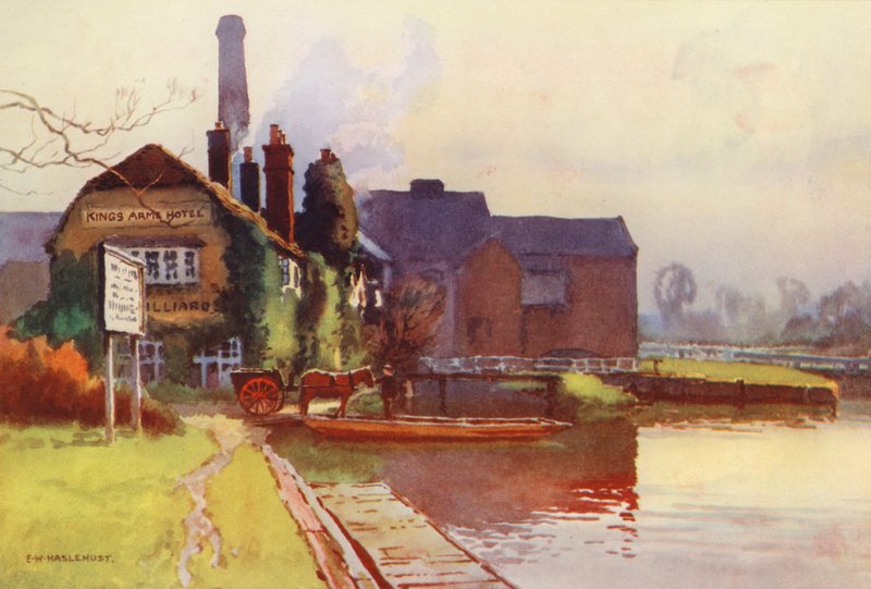 Thames-joki: Sandford (värilitro) tekijältä Ernest William Haslehust