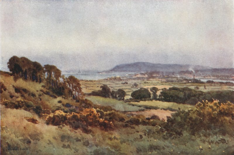 Weymouth ja Portland (väri litho) tekijältä Ernest William Haslehust
