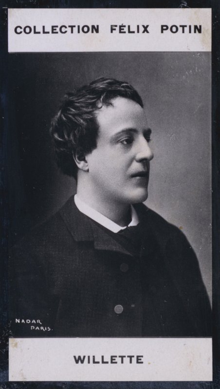 Adolphe Willette (1857) (m/w valokuva) tekijältä European Photographer