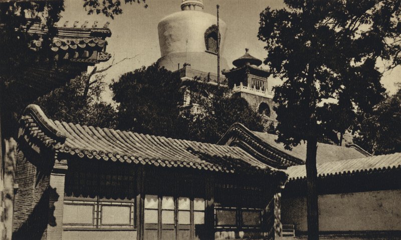 Kiina, Peking, Pullopagodi (s/w valokuva) tekijältä European Photographer