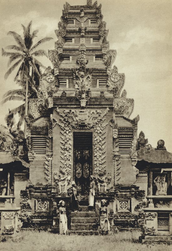 Hollannin Intia, Temppeli, Bali (m/w kuva) tekijältä European Photographer