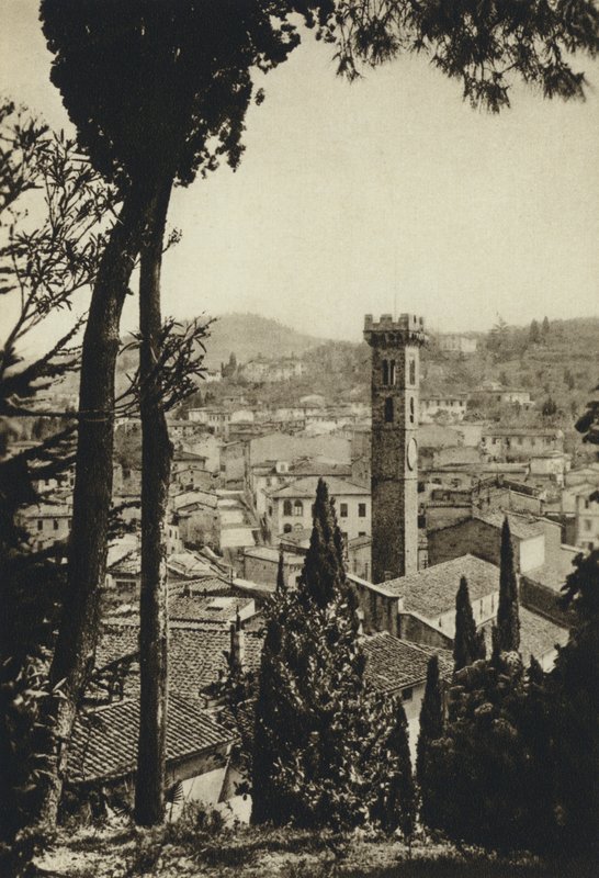 Italia, Fiesole (s/w-kuva) tekijältä European Photographer