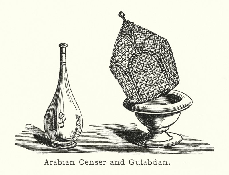 Arabian Censer ja Gulabdan (kaiverrus) tekijältä European School