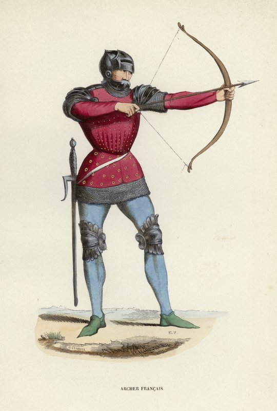 Archer Francais (värillinen kaiverrus) tekijältä European School