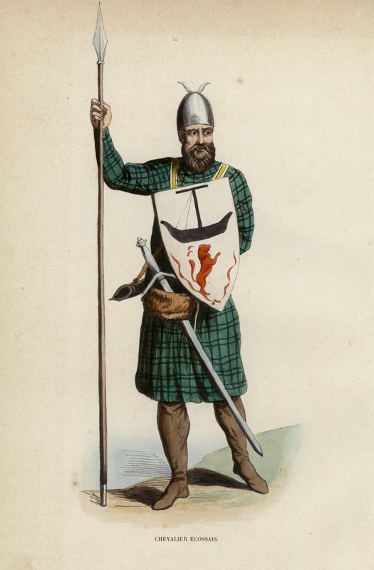 Scottish Knight (värillinen kaiverrus) tekijältä European School
