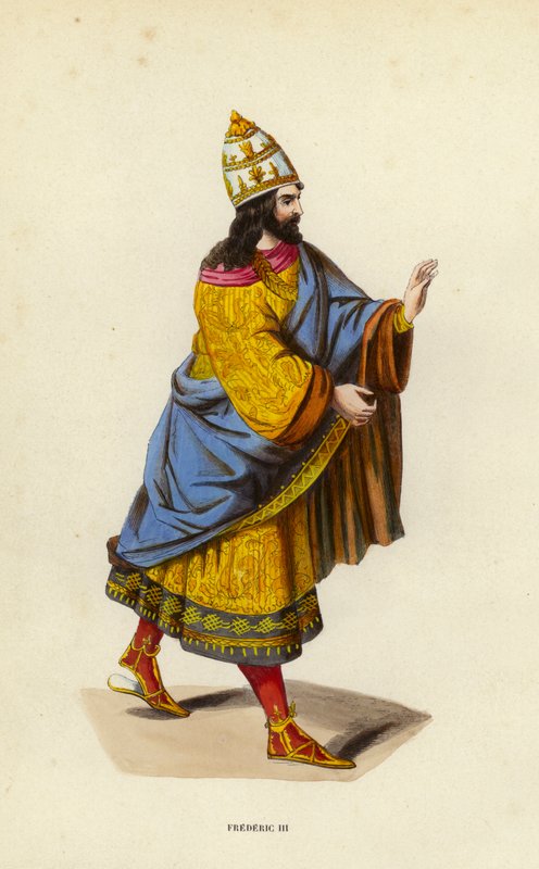 Frederic III (värillinen kaiverrus) tekijältä European School