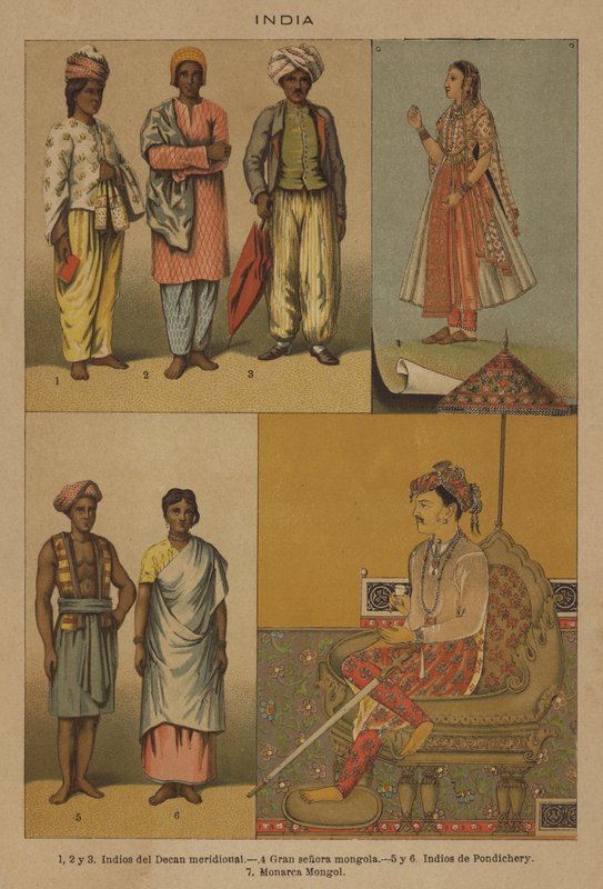 Intia (väri litho) tekijältä European School