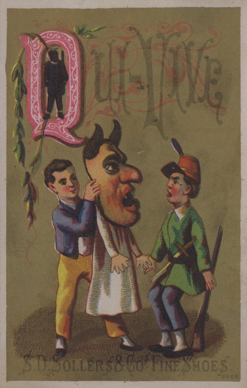 Q-kirjain, Qui-Vive (väri litho) tekijältä European School