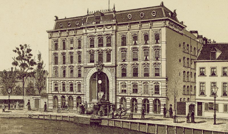 Rotterdam: kulkuväylä (litografia) tekijältä European School