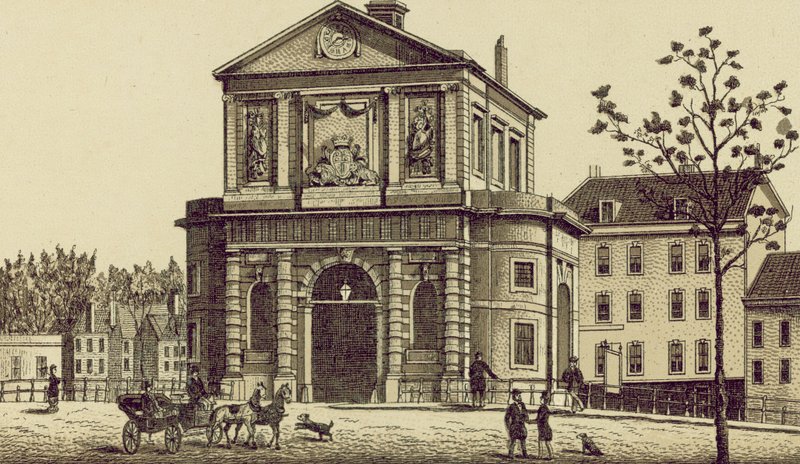 Rotterdam: Delftsche Poort (litografia). tekijältä European School