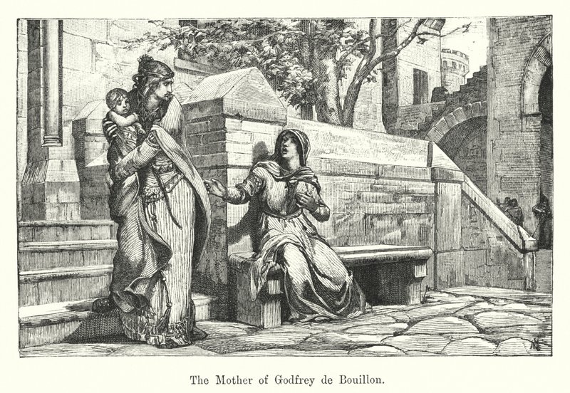 Godfrey de Bouillonin äiti (kaiverrus) tekijältä European School