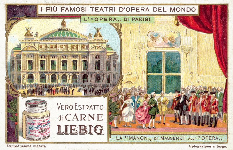 Pariisin ooppera (chromolitho) tekijältä European School