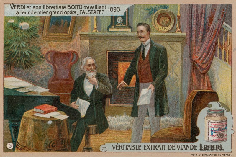 Verdi ja Boito säveltävät Falstaffia tekijältä European School