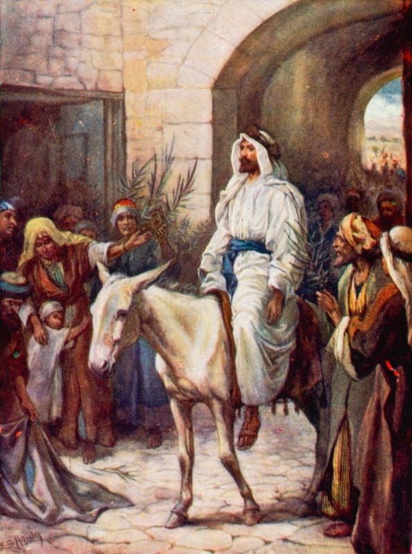 Pääsy Jerusalemiin (värinen lito) tekijältä Evelyn Stuart Hardy
