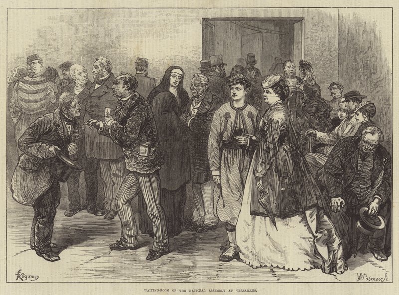 Kansalliskokouksen odotushuone Versailles