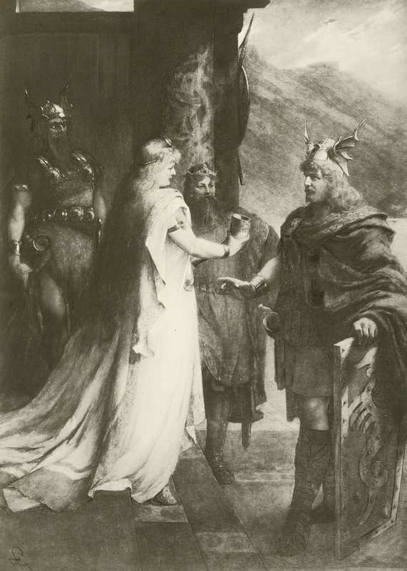 Gotterdammerung, Act I (syväpaino) tekijältä Ferdinand Leeke