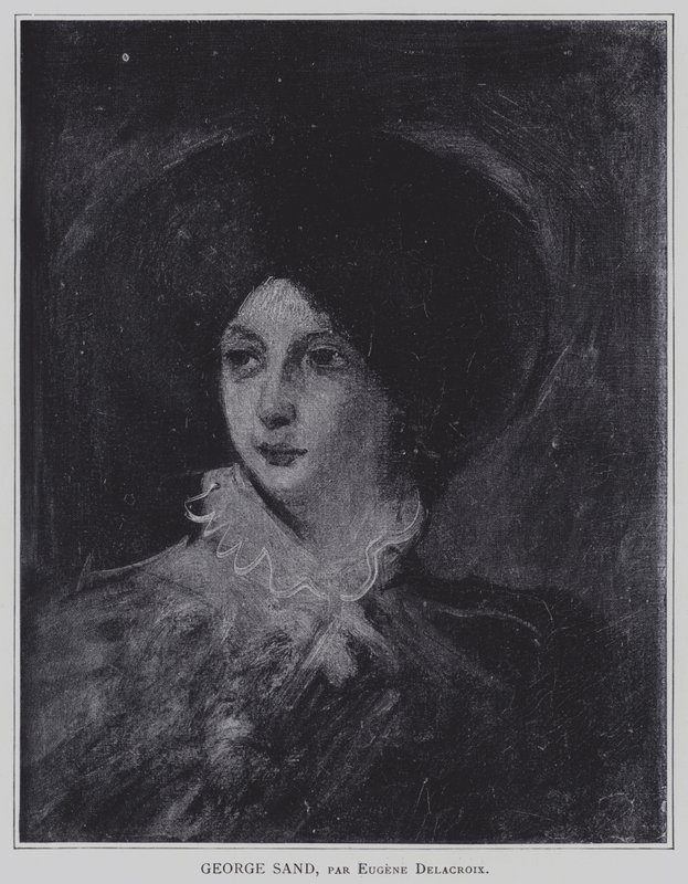 George Sand tekijältä Ferdinand Victor Eugene Delacroix