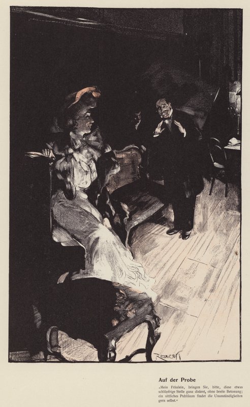 testi (väri litho) tekijältä Ferdinand von Reznicek