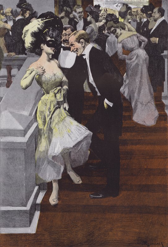 Bal Pare (väri litho) tekijältä Ferdinand von Reznicek