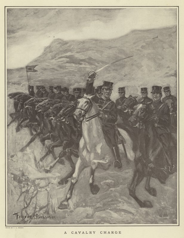 Ratsuväkihyökkäys tekijältä Fletcher C. Ransom