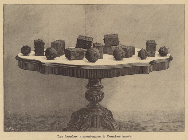 Armenialaiset pommit Konstantinopolissa tekijältä Fortune Louis Meaulle