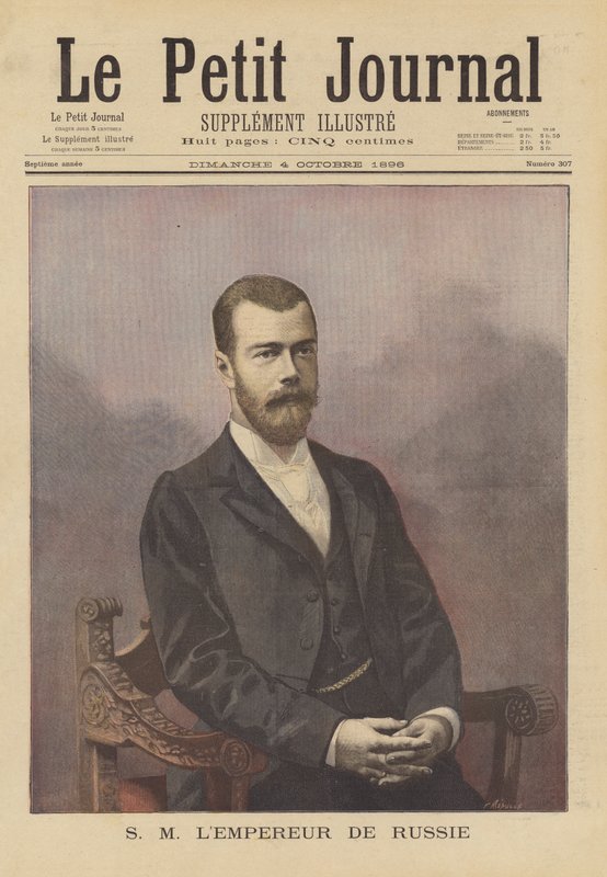 Venäjän tsaari Nikolai II tekijältä Fortune Louis Meaulle