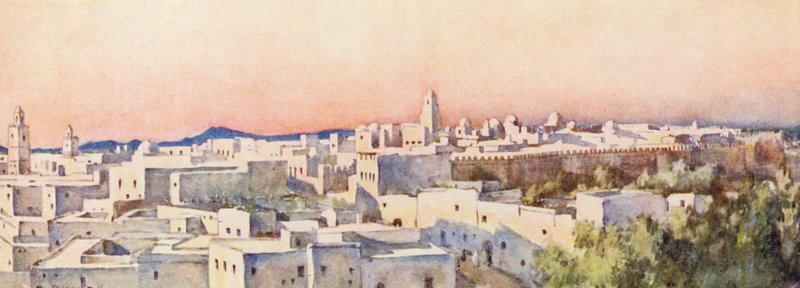 Ilta, Kairouan (värilitro) tekijältä Frances Nesbitt