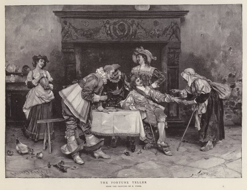 Ennustaja (litho) tekijältä Francesco Vinea