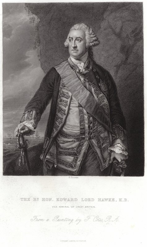 Muotokuva Edwardista, Lord Hawkesta tekijältä Francis Cotes