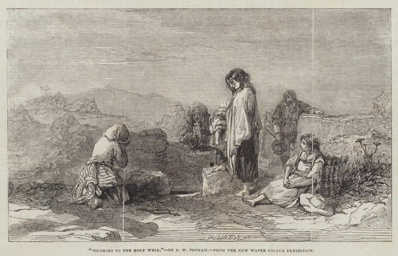 Pyhiinvaeltajat Pyhälle Kaivolle tekijältä Francis William Topham
