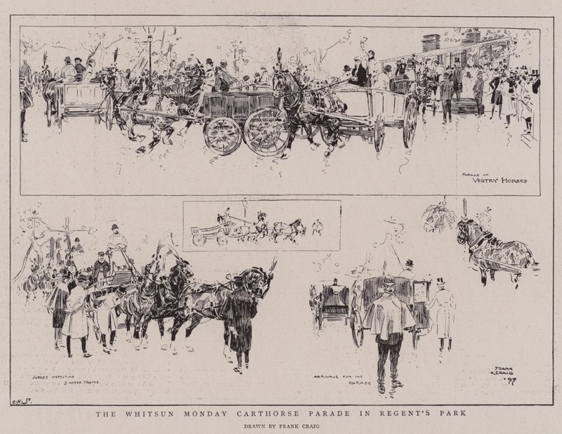Whitsun Monday Carthorse Parade Regent