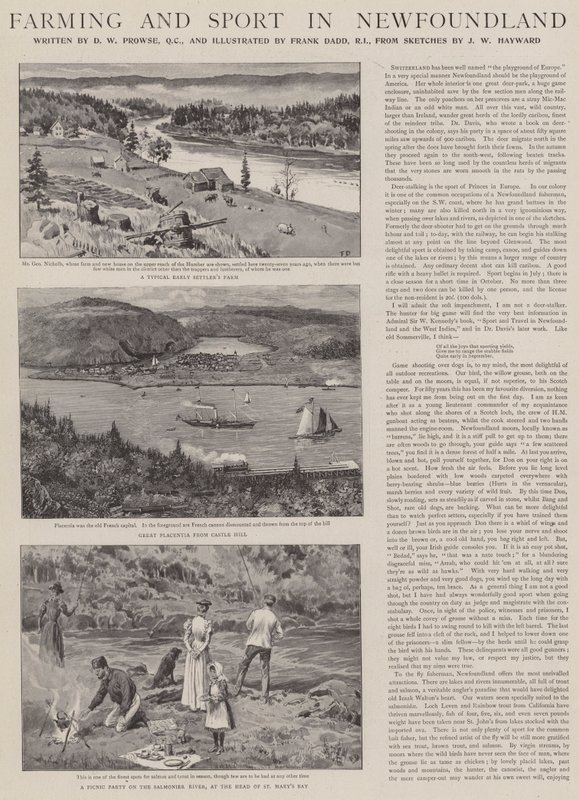 Maanviljely ja urheilu Newfoundlandissa tekijältä Frank Dadd