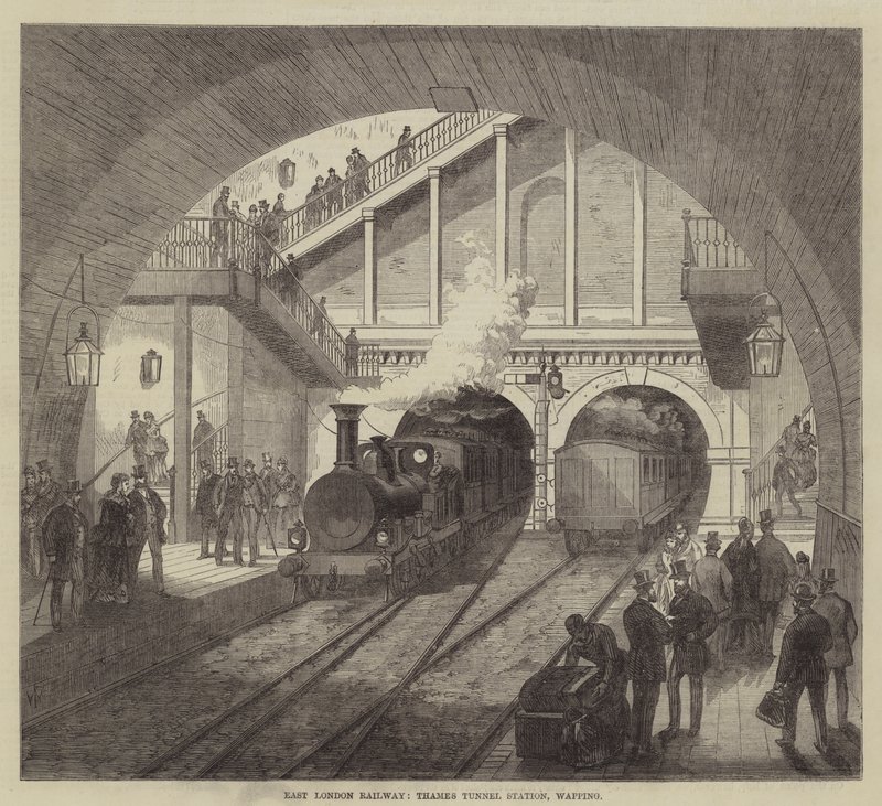 East London Railway, Thames Tunnel Station, Wapping tekijältä Frank Watkins