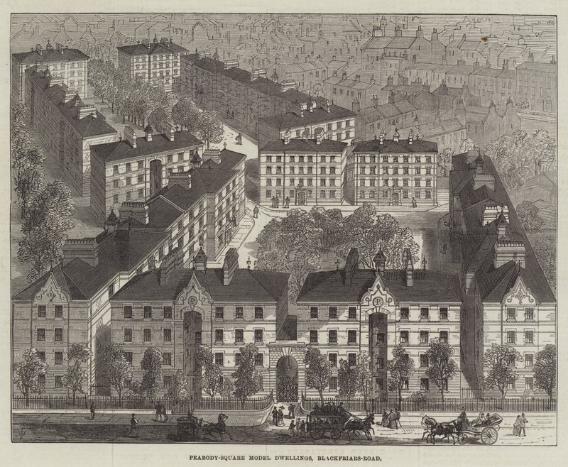 Peabody-Square Model Dwellings, Blackfriars-Road tekijältä Frank Watkins